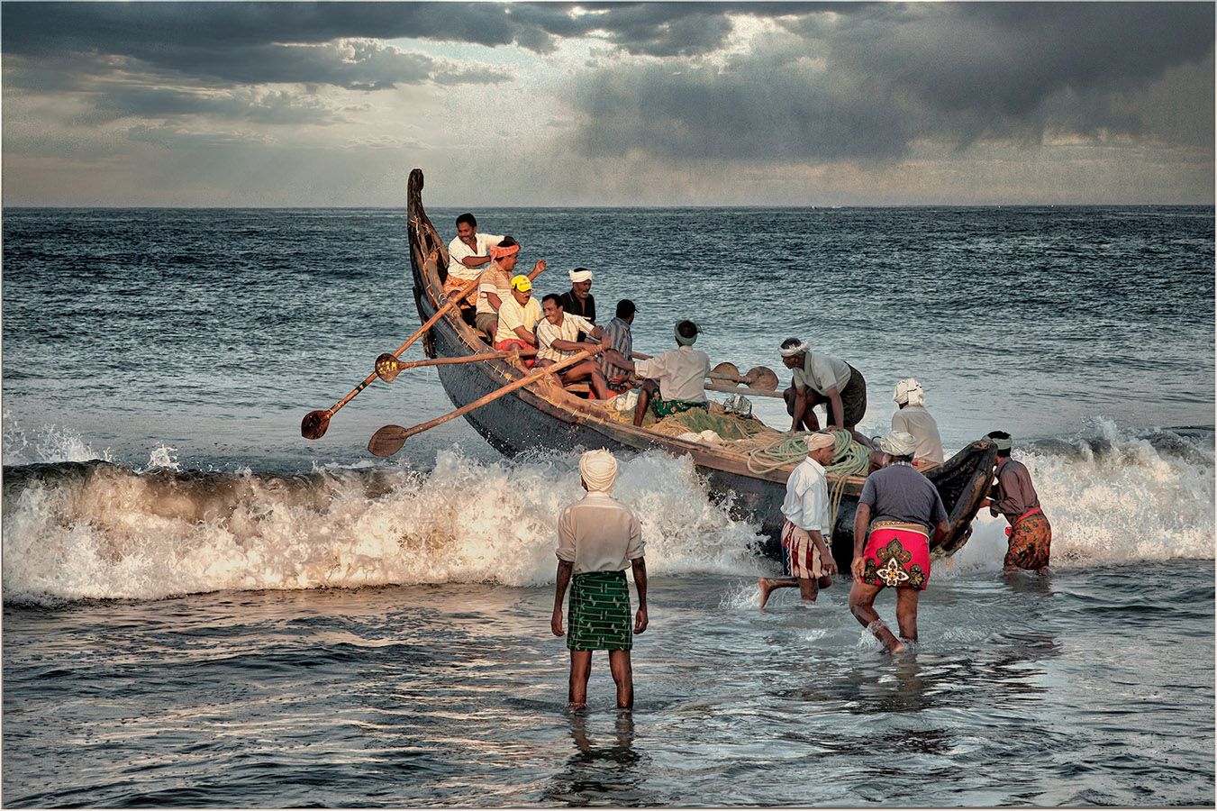 Départ des pêcheurs -  Photo Alain Besnard