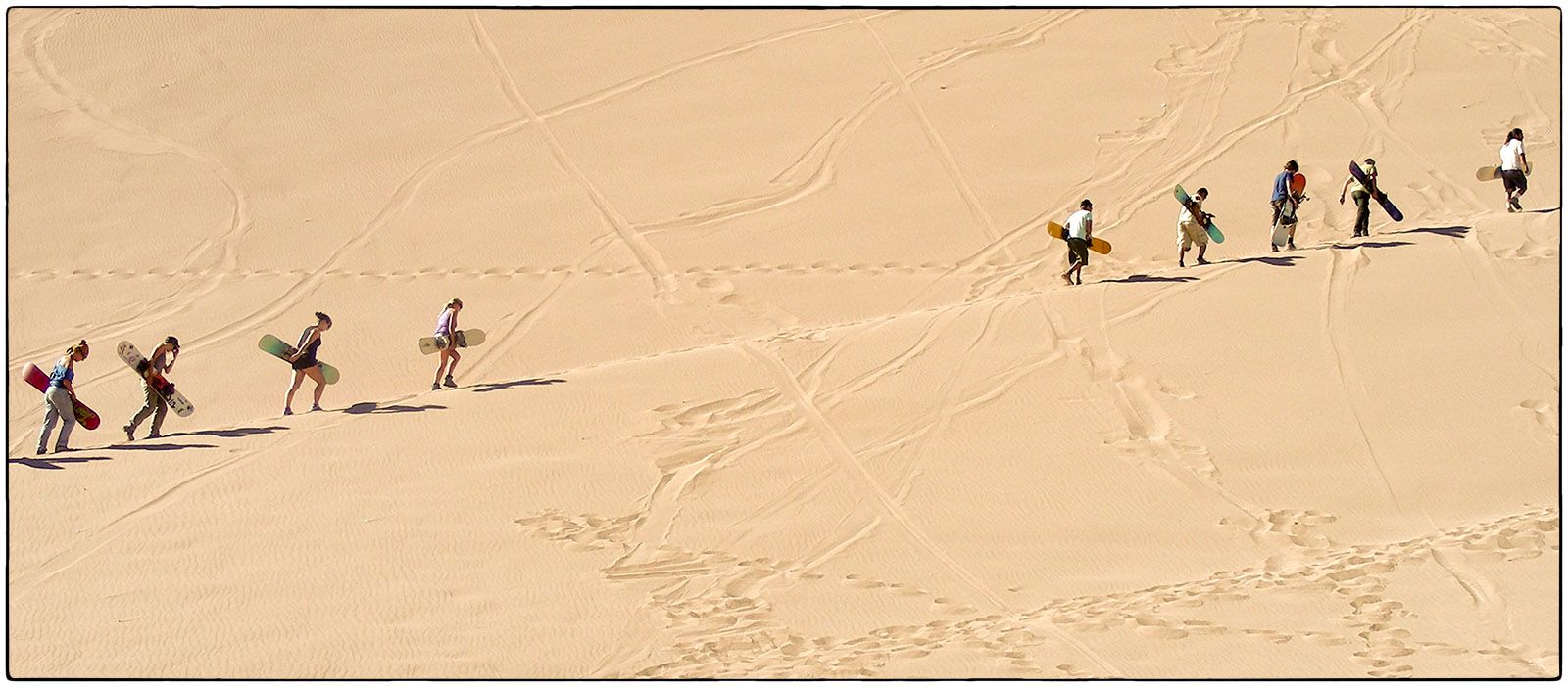 Sur dur les dunes - Photo Alain Besnard