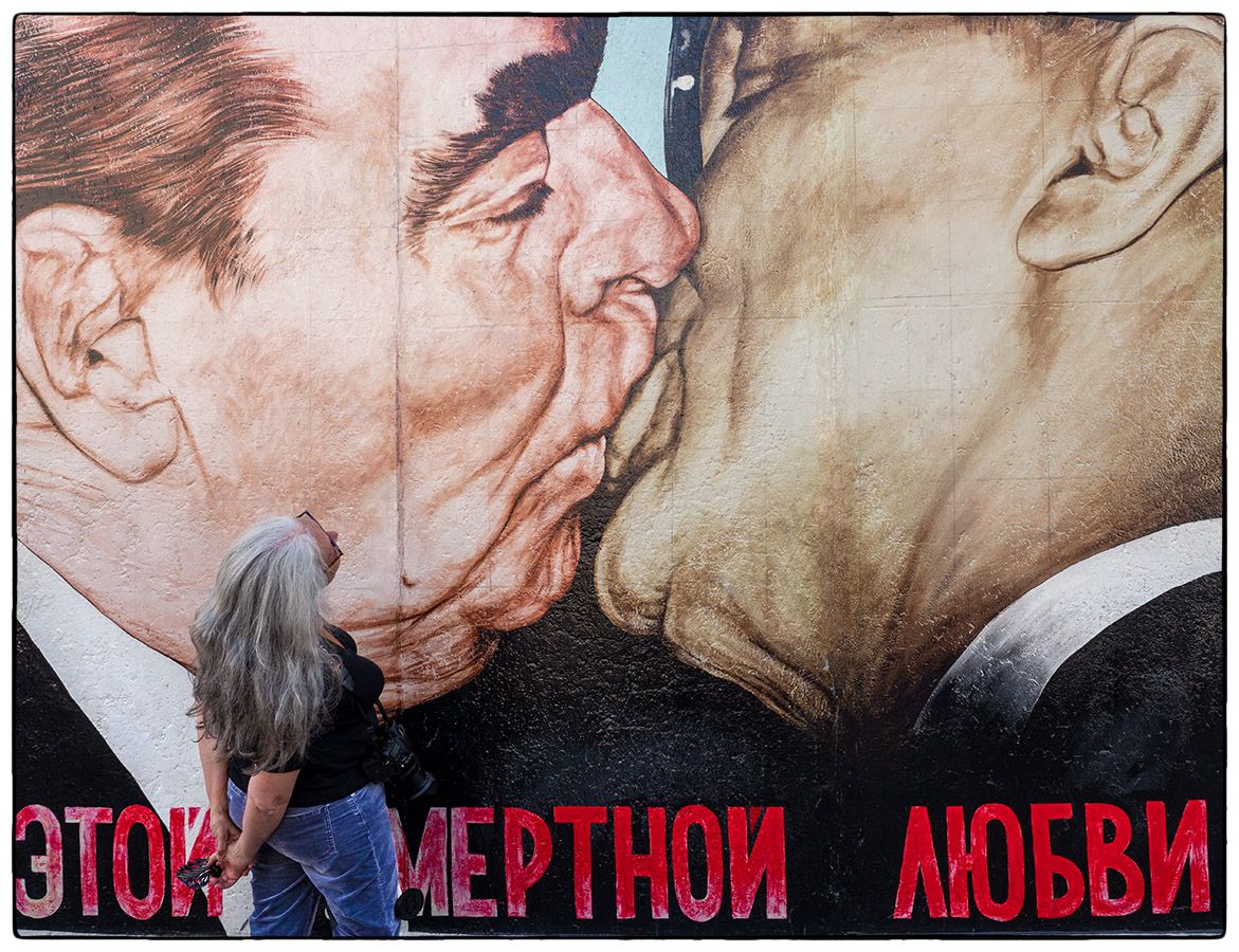 Le baiser - Mur de Berlin - Photo Alain Besnard