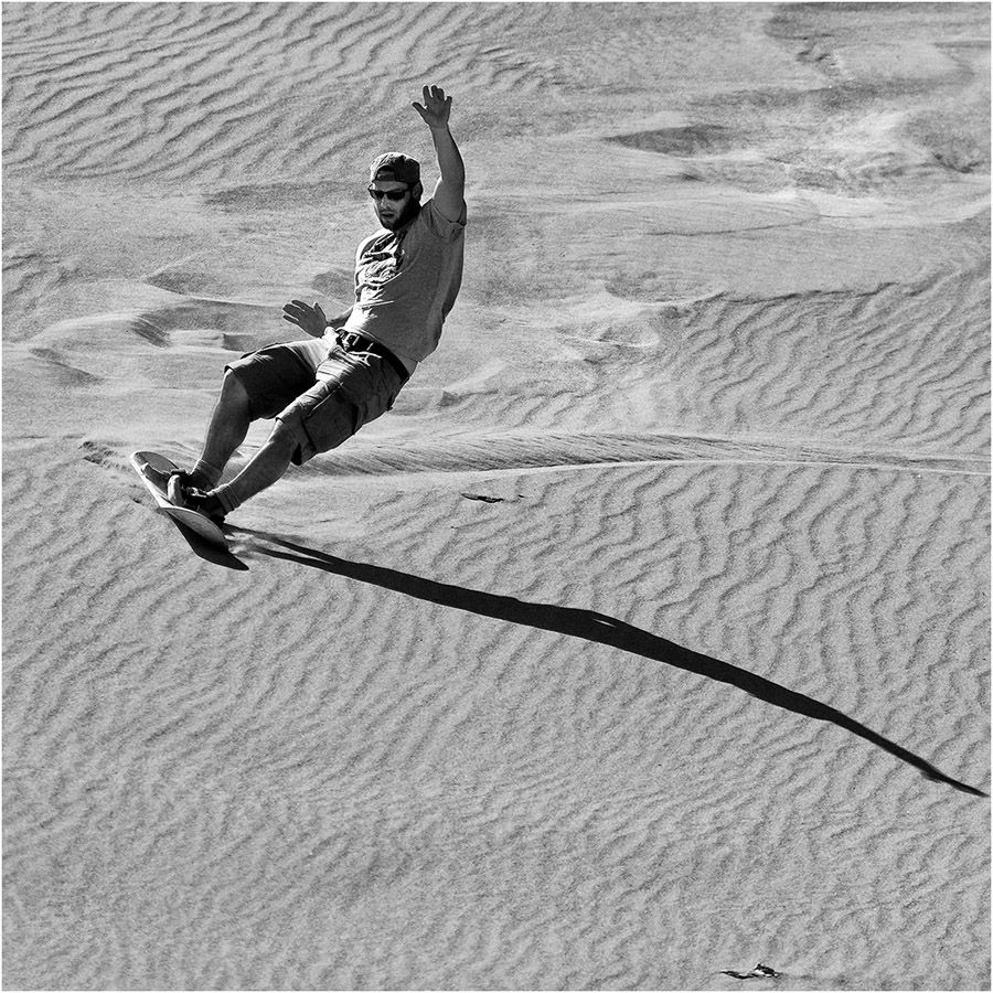 Surf sur le sable - Photo Alain Besnard